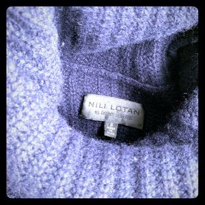 NILI LOTAN - Navy Cashmere Turtleneck